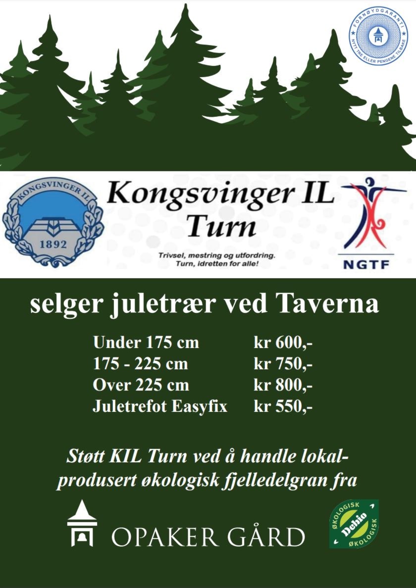 HAR DU IKKE KJØPT JULETRE ENNÅ?